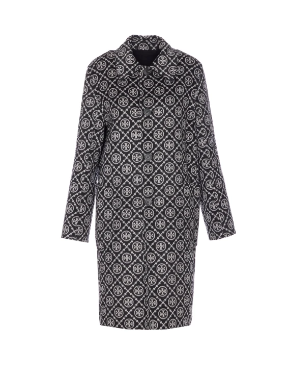JACQUARD T-MONOGRAM COAT