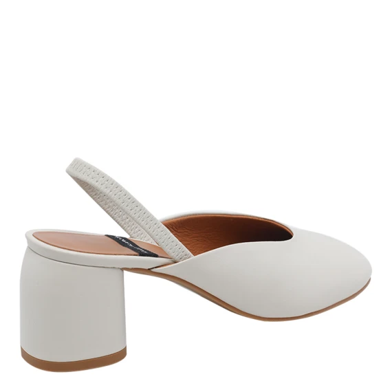 Scarpe con Tacco Bianco