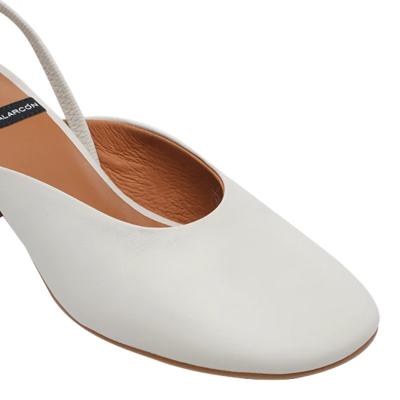 Scarpe con Tacco Bianco