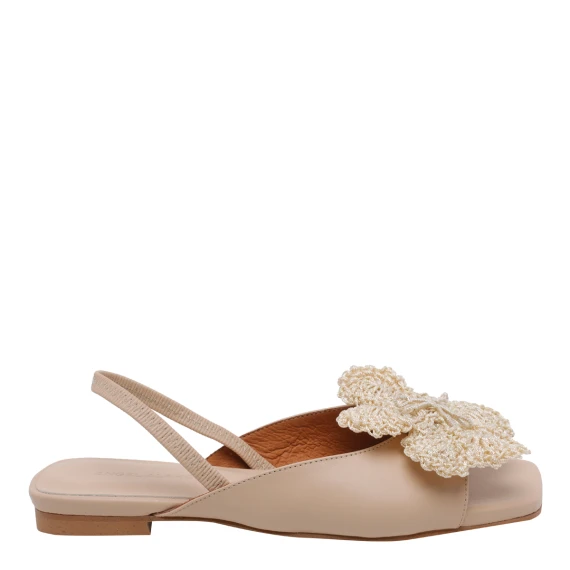 Scarpe con Tacco Beige