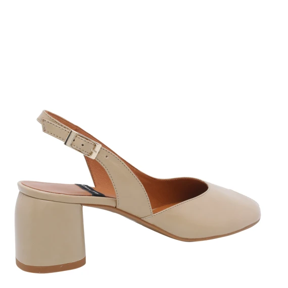Scarpe con Tacco Beige