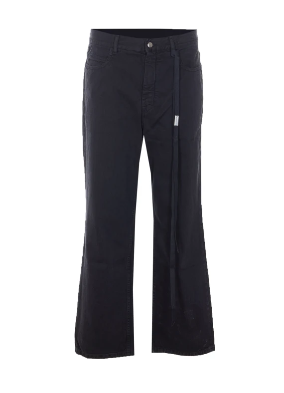 Ann Demeulemeester Jeans Nero