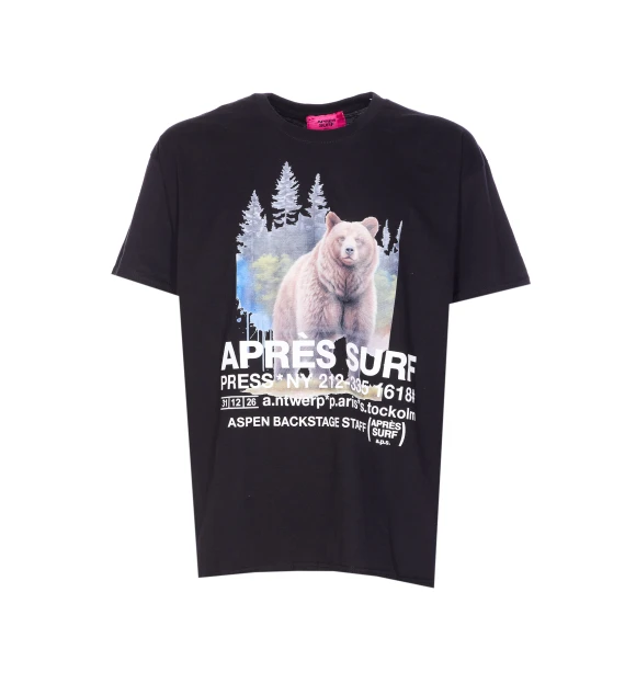 APRES SURF T-shirts and Polos Black
