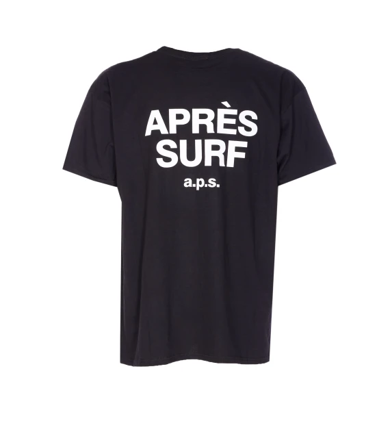 APRES SURF T-shirts and Polos Black