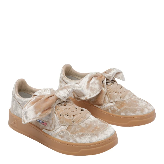 MEDALIST LOW VELVET SNEAKERS