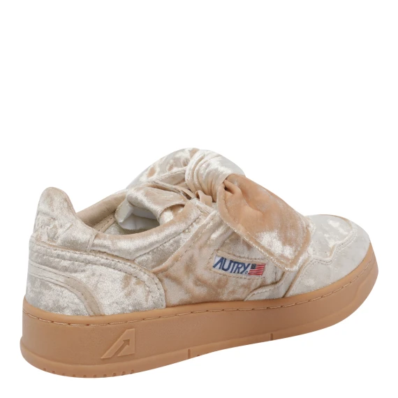 MEDALIST LOW VELVET SNEAKERS
