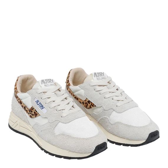 reelwind low wom ut24 suede/net ecru/platinum