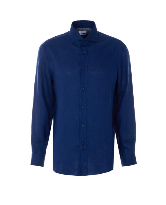 Brunello Cucinelli Camicie Blue