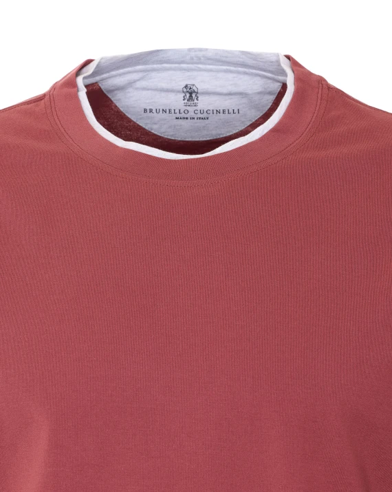 Brunello Cucinelli T-shirt e Polo Rosso