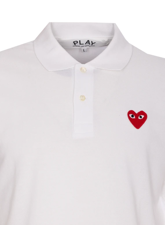 COMME DES GARCONS PLAY T-shirt e Polo Bianco