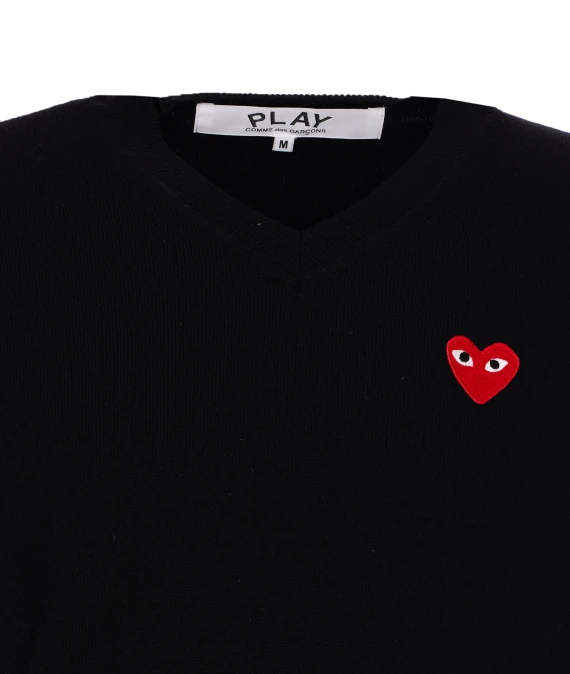 COMME DES GARCONS PLAY Maglie Nero