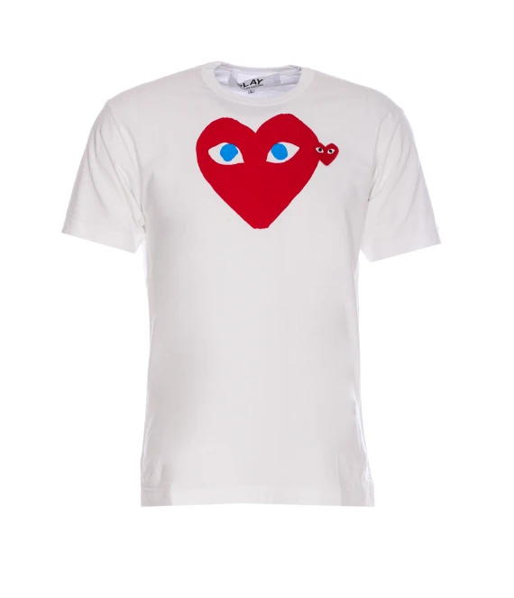 COMME DES GARCONS PLAY T-shirt e Polo Bianco