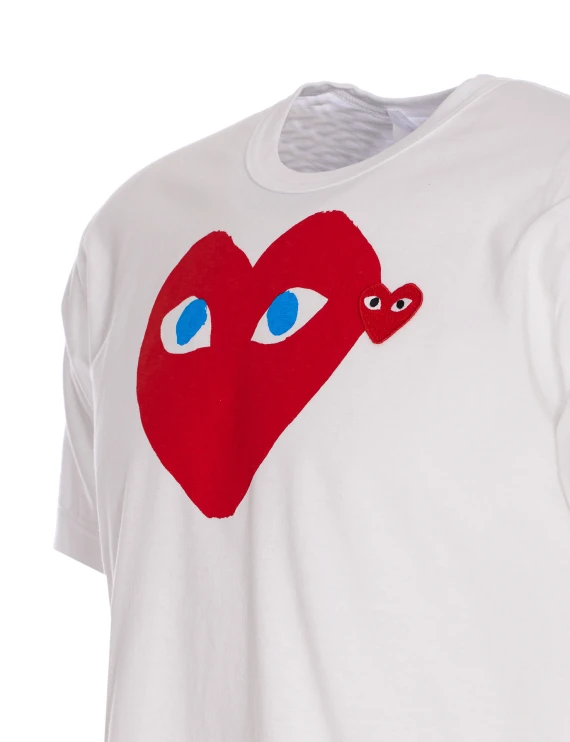 COMME DES GARCONS PLAY T-shirt e Polo Bianco