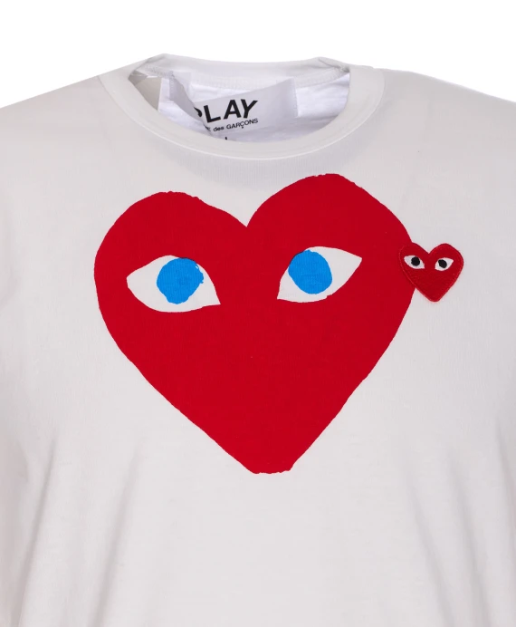 COMME DES GARCONS PLAY T-shirt e Polo Bianco