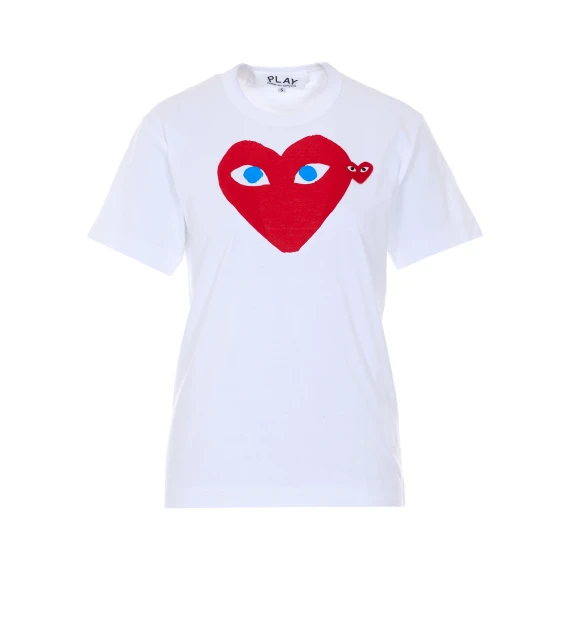 COMME DES GARCONS PLAY T-shirt e Polo Bianco