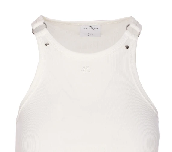 Courreges Top Bianco