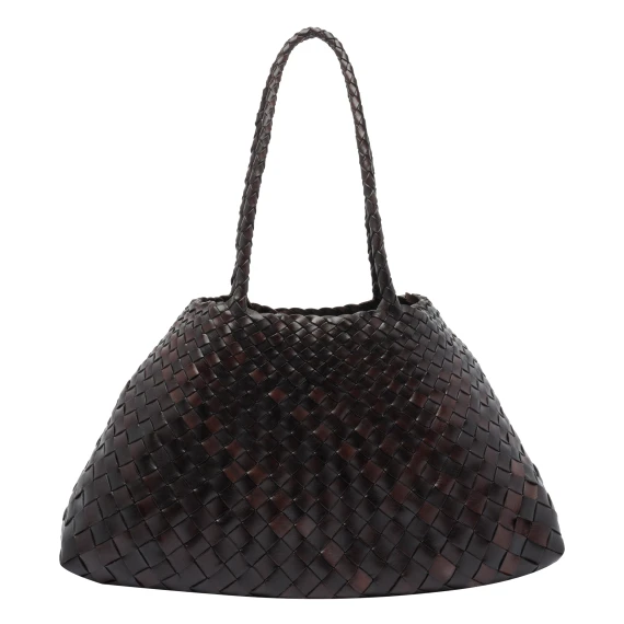 santa croce big tapered leather straps shoulder lenght straps dragon ss26
44x23x14 cm