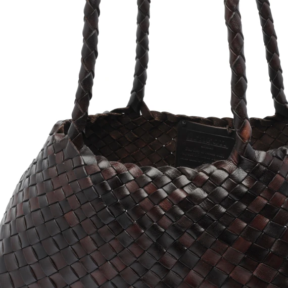 santa croce big tapered leather straps shoulder lenght straps dragon ss26
44x23x14 cm