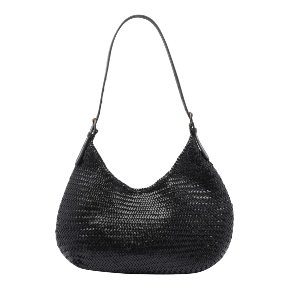 luna mezza 3mm diagonal moon shape hobo dragon ss26 35x27x7 cm