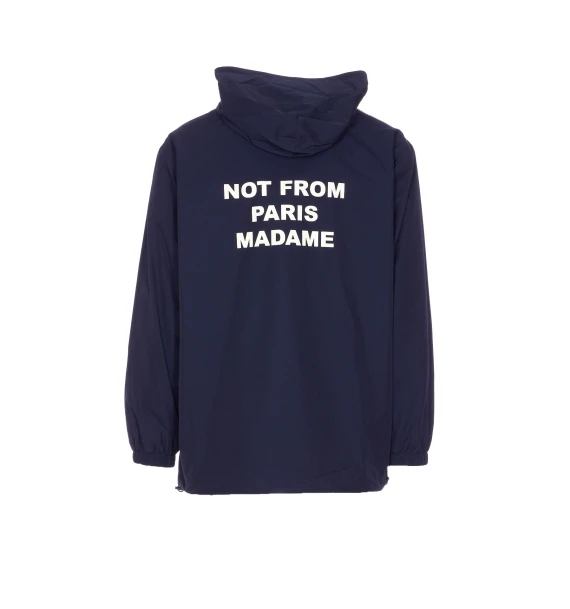 LA VESTE CAPUCHE SLOGAN JACKET