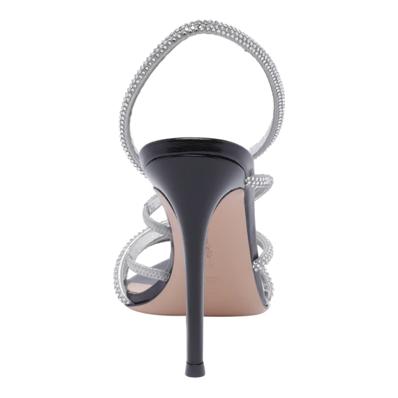 Scarpe con Tacco Argento