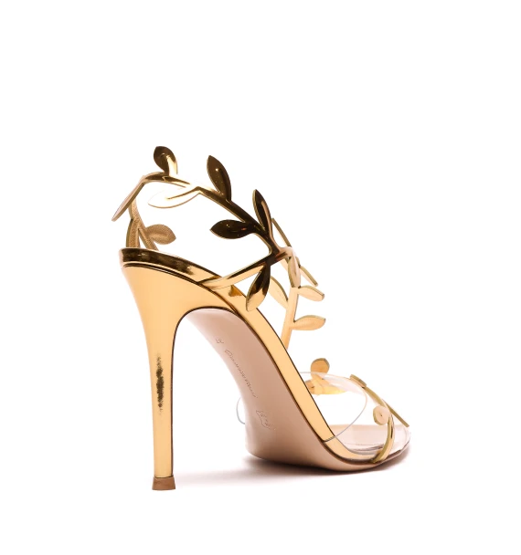 Scarpe con Tacco Oro