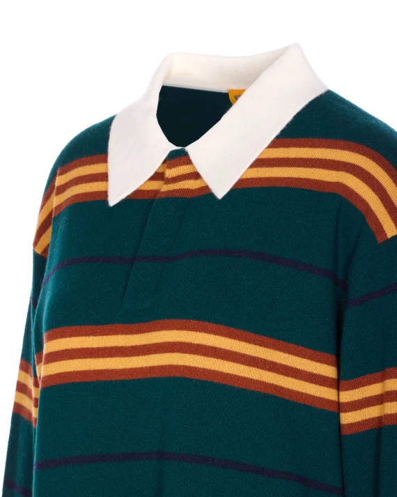 STRIPED RUGBY SWEATER