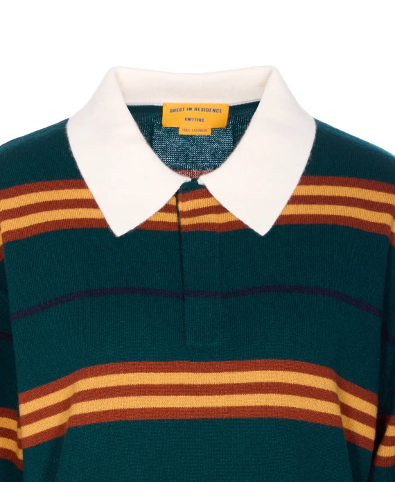 STRIPED RUGBY SWEATER