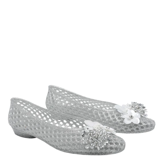 Flat shoes Silver