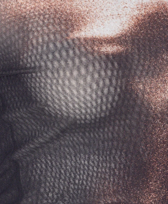 BODY DUST PRINT ASYMMETRIC CROP TOP