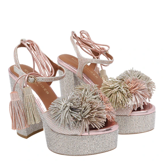 Scarpe con Tacco Multicolour