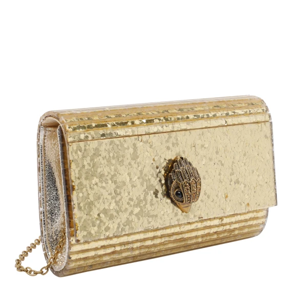 PARTY EAGLE CLUTCH DRENCH-GOLD-SYNTHETIC-NOS-131