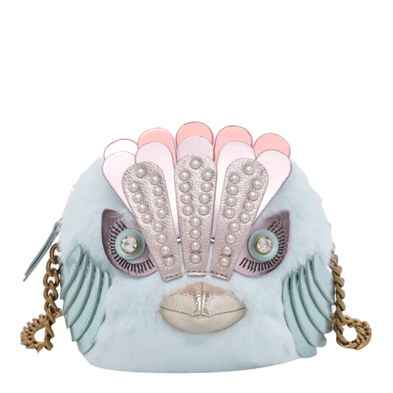 POM POM EAGLE XBODY BAG-PALE BLUE-OTHERS-319
