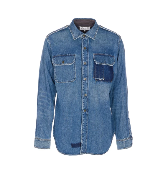 Maison Margiela Camicie Blue