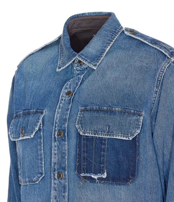 Maison Margiela Camicie Blue