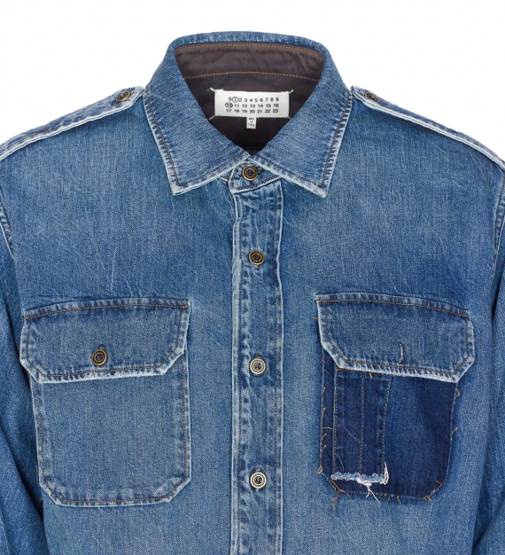 Maison Margiela Camicie Blue