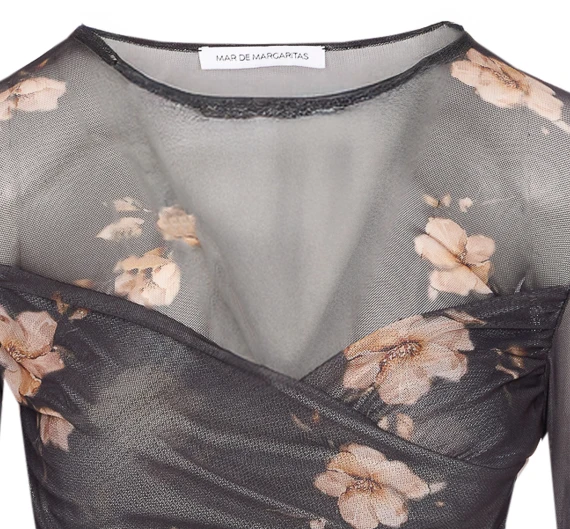 MAR DE MARGARITAS Top Nero