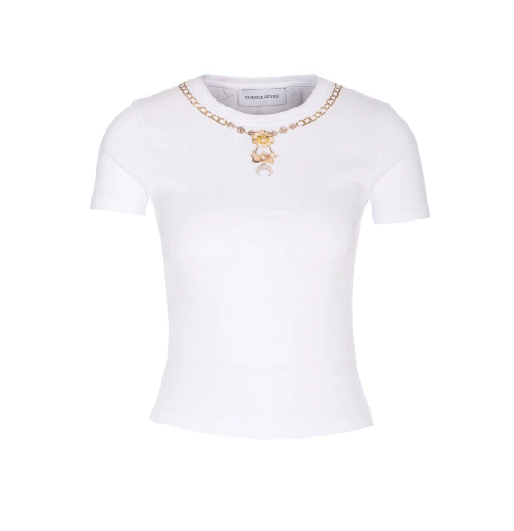 MARINE SERRE T-shirt e Polo Bianco