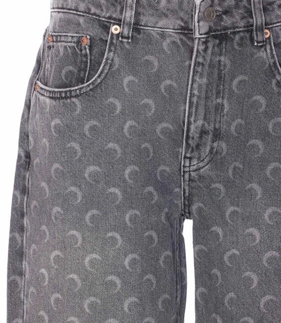 MARINE SERRE Jeans Grigio