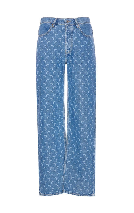 MARINE SERRE Jeans Blue