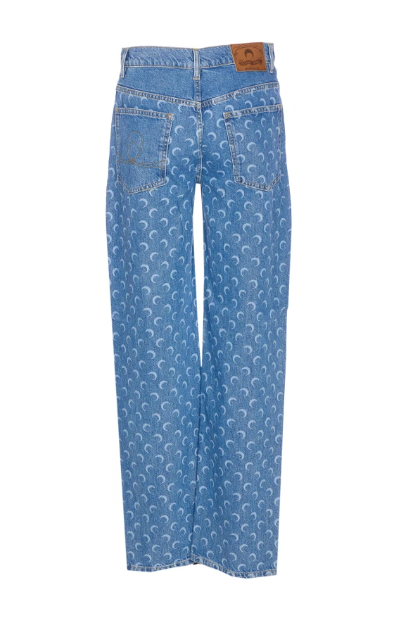 MARINE SERRE Jeans Blue