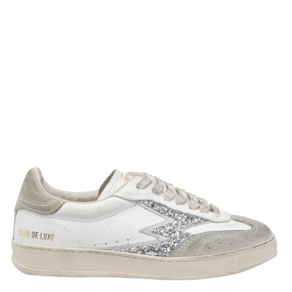 CLUB DELUXE LOGO GLITTER SNEAKERS