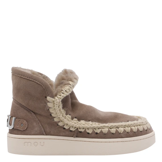 new eskimo sneaker suede - letter logo