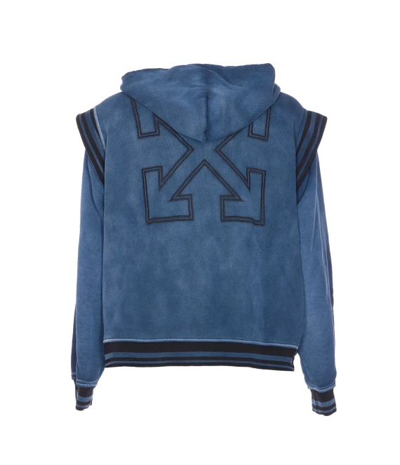 Off White Sweaters Blue