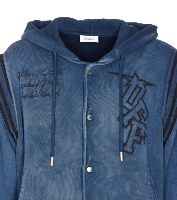 Off White Sweaters Blue