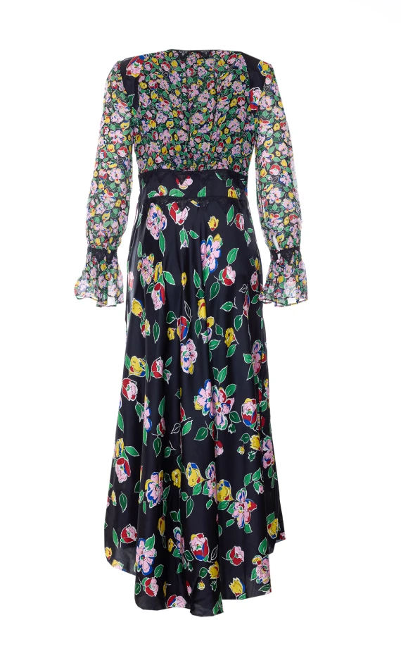 arlena dress kimmie mix black