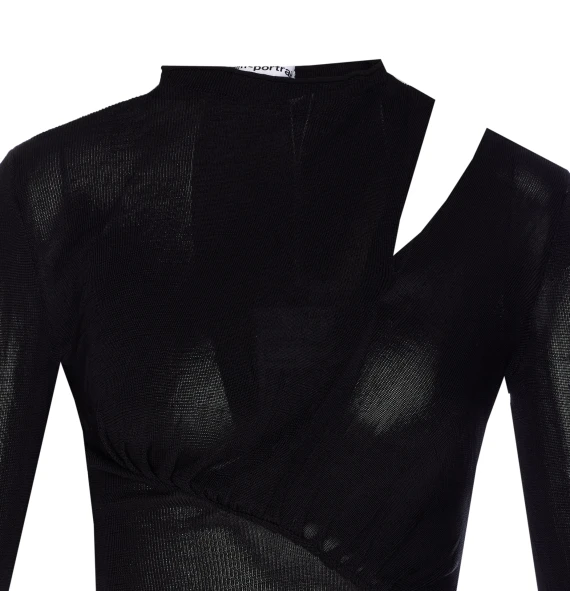 SELF PORTRAIT Maglie Nero