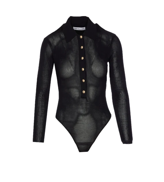 SELF PORTRAIT Top Nero