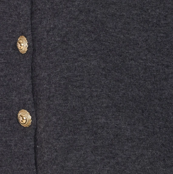 CONTRAST COLLAR CARDIGAN