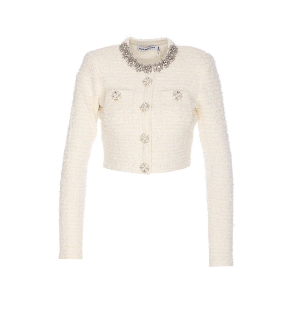 SELF PORTRAIT Maglie Bianco